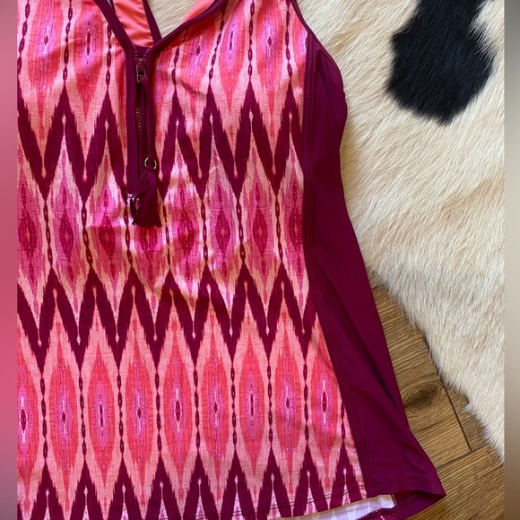 Beach House Tankini Top V-Neck multicolored - Picture 3 of 6